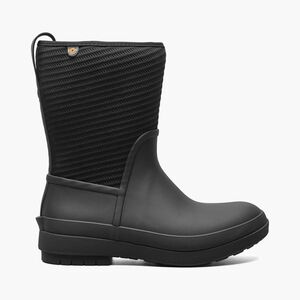 BOGS Crandall II Mid Zip Women's Rain Boots Black Waterproof Outdoor
